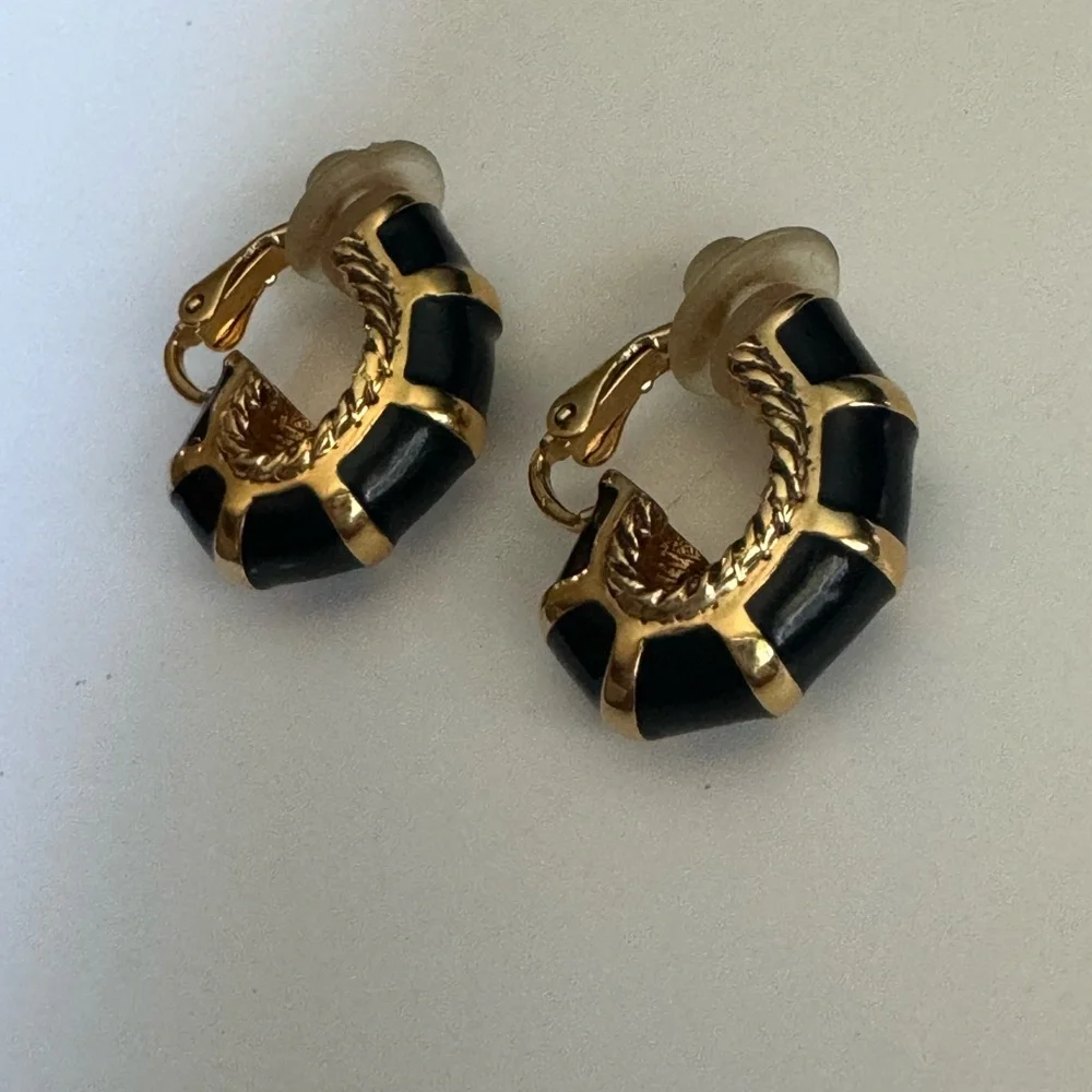 St. John vintage clips Earings
